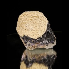 5" Baryte on Shiny Mirror SPHALERITE Crystals-Elmwood 5" Baryte on Shiny Mirror SPHALERITE Crystals-Elmwood