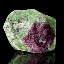 2.1" 99g Red Ruby Crystal in Green Zoisite WATERMELON RUBY Tanzania for sale 2.1" 99g Red Ruby Crystal in Green Zoisite WATERMELON RUBY Tanzania for sale