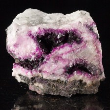 1.9" Violet Purple ROSELITE Crystals in Vugs in White Matrix Morocco for sale 1.9" Violet Purple ROSELITE Crystals in Vugs in White Matrix Morocco for sale
