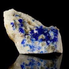 2.8" LINARITE Royal Blue Crystals in Vugs in Quartz Bingham New Mexico for sale 2.8" LINARITE Royal Blue Crystals in Vugs in Quartz Bingham New Mexico for sale