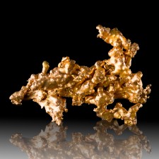 5.1" Dripping Formation of Coral-Like Flashy Reddish Orange COPPER MI for sale 5.1" Dripping Formation of Coral-Like Flashy Reddish Orange COPPER MI for sale