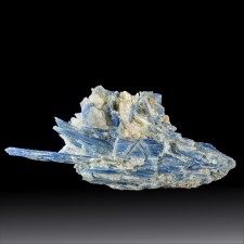5.4" BLUE KYANITE Sapphire Colored Crystals to2.5" w-MilkyQuartz Brazil for sale 5.4" BLUE KYANITE Sapphire Colored Crystals to2.5" w-MilkyQuartz Brazil for sale