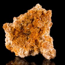 4.1" Orange-Red-Clear CREEDITE Cluster of Glittery Crystal Balls Mexico for sale 4.1" Orange-Red-Clear CREEDITE Cluster of Glittery Crystal Balls Mexico for sale