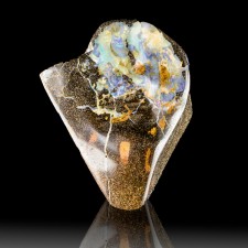 3.0" Vivid Boulder OPAL Matrix Neon Green-Blue Flash Polished Australia for sale 3.0" Vivid Boulder OPAL Matrix Neon Green-Blue Flash Polished Australia for sale