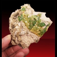 3.4"CloverGreen DEMANTOID GARNET Gem Crystals-Madagasca 3.4"CloverGreen DEMANTOID GARNET Gem Crystals-Madagasca