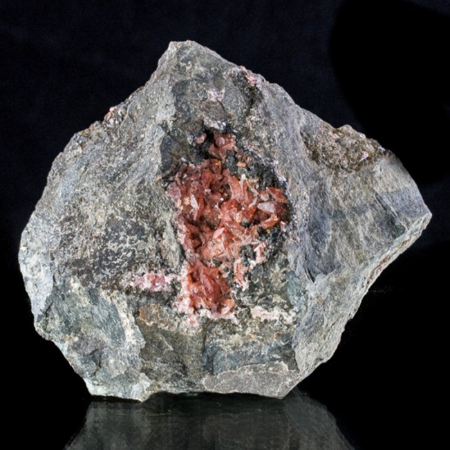 4.2" Scarlet Red Gemmy RHODOCHROSITE Dogtooth Crystals Uchucchucua Peru for sale