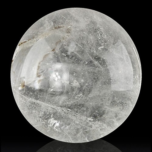 2.8" Smooth Clear QUARTZ CRYSTAL BALL Minas G...