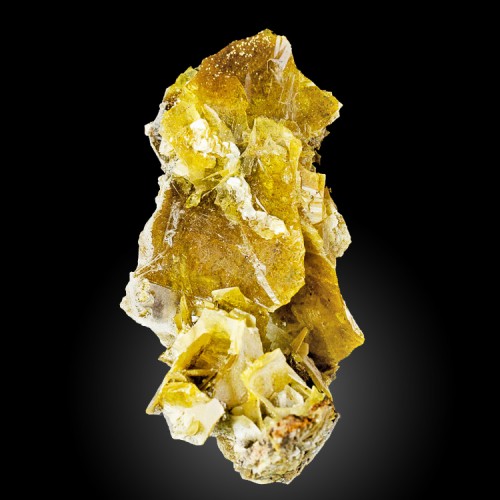 2.1" Thin Bladed Golden Yellow WULFENITE Crys...