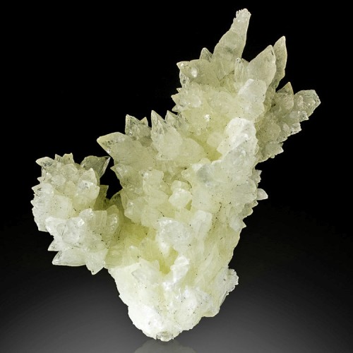 6" Superb Pale YELLOW CALCITE Crystals Chihua...