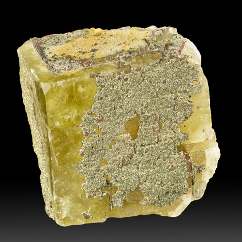 3.8" Gemmy YELLOW FLUORITE Cubic Crystals wit...