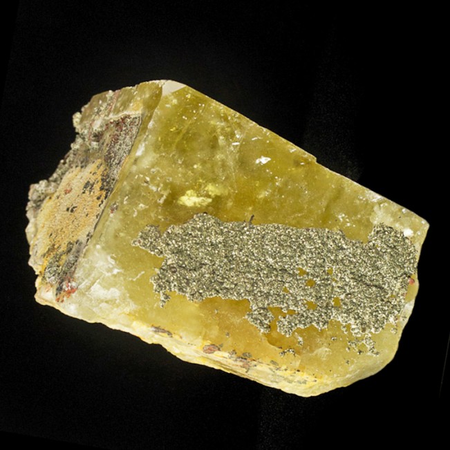 3.8" Gemmy YELLOW FLUORITE Cubic Crystals with Golden PYRITE Morocco for sale