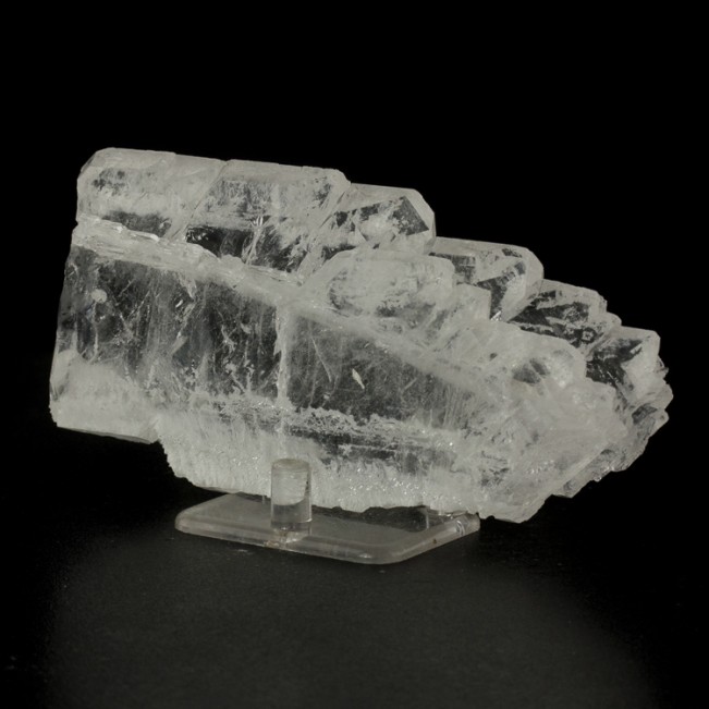 5.3" Water Clear FADEN QUARTZ Crystal Sharp White Bubble Line Pakistan for sale