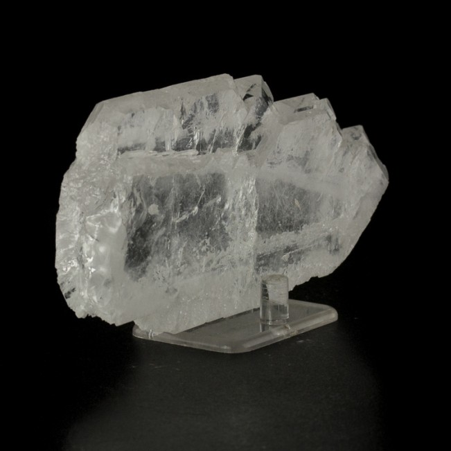 5.3" Water Clear FADEN QUARTZ Crystal Sharp White Bubble Line Pakistan for sale