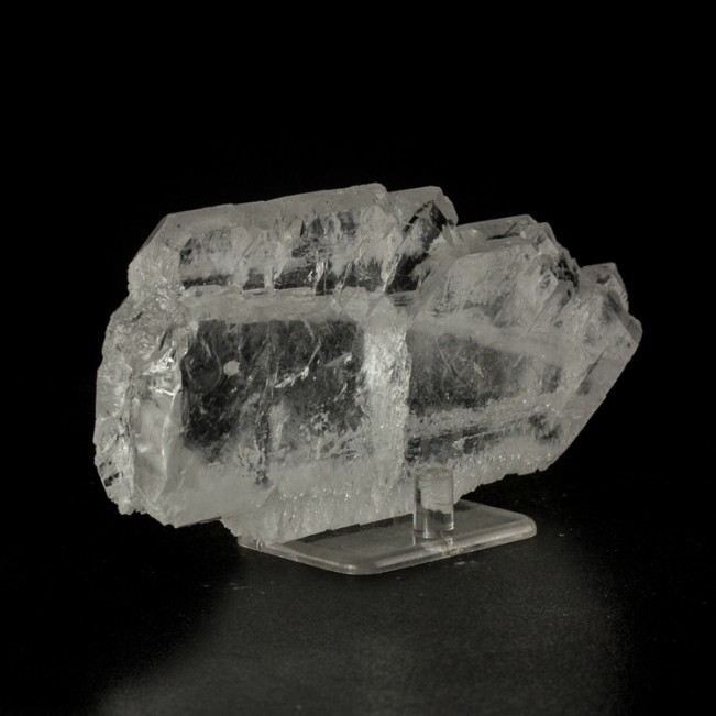 5.3" Water Clear FADEN QUARTZ Crystal Sharp White Bubble Line Pakistan for sale