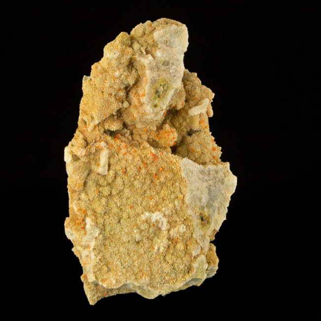 5.9" Orange WULFENITE Sharp Tabular Crystals w Quartz Loudville MA for sale