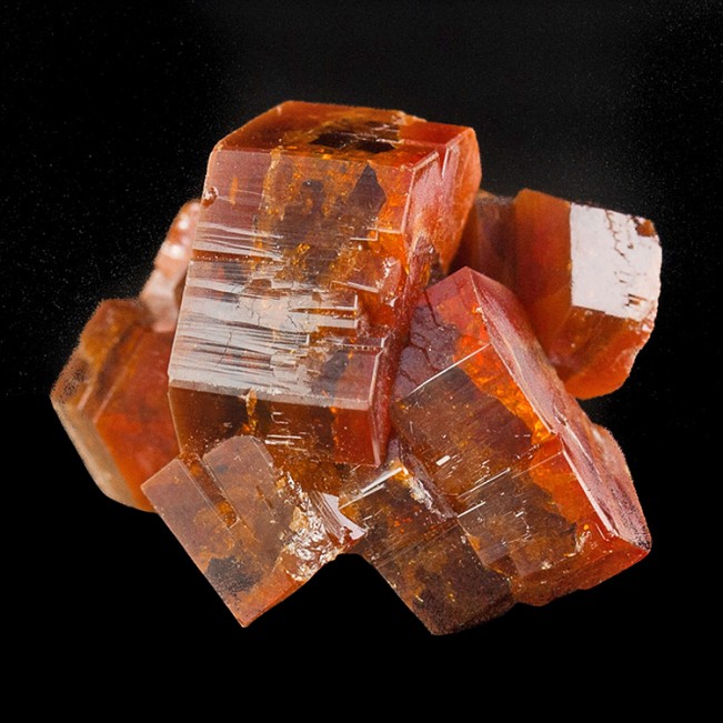 1" Vivid Deep Red VANADANITE Sharp Crystals to .7" w/Endlichite Morocco for sale