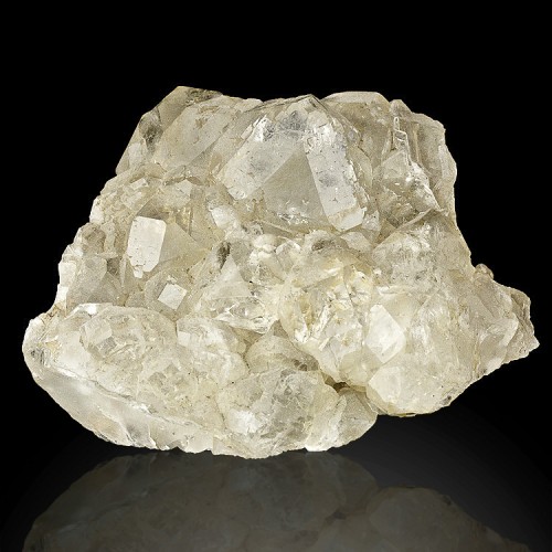 3.8" Cube Octahedral Gem CLEAR FLUORITE Cryst...