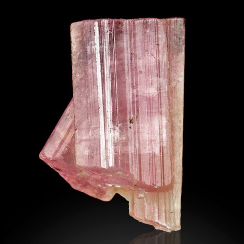 1" 30ct Lustrous Terminated Rosy Pink TOURMAL...