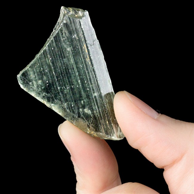 1.9" 50.2ct Grass Green GEM HIDDENITE Spodumene Fluoresces Pakistan for sale