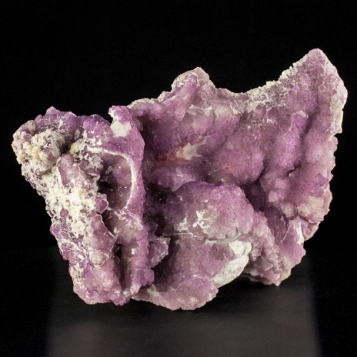6.1" Lavender FLUORITE Crystals on White Quar...