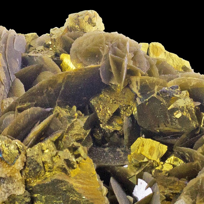 4.5" Metallic Gold CHALCOPYRITE on SIDERITE Crystals NewFind 2013 China for sale