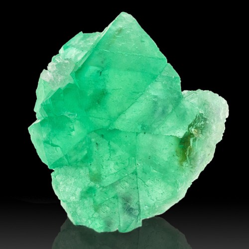 2.7" Brite GemmyGreen FLUORITE Octahedral Cry...