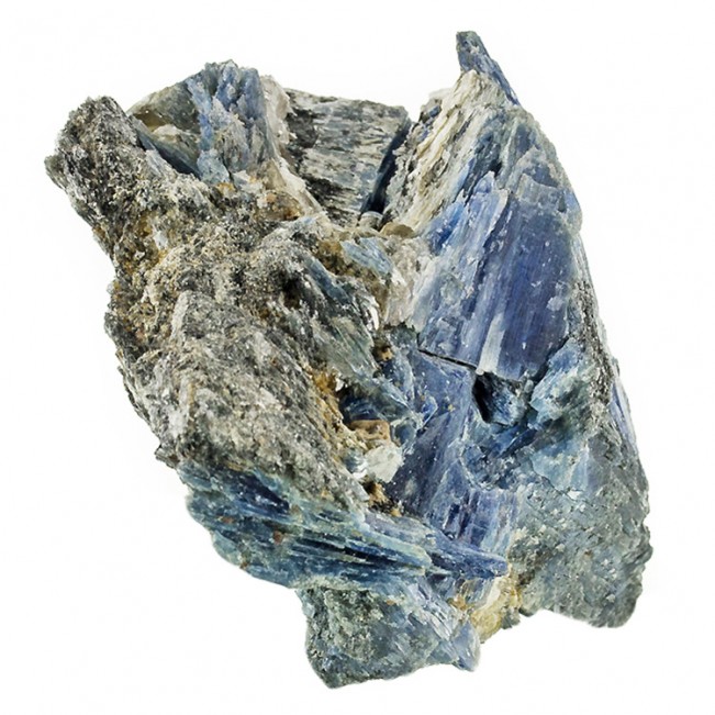 5.8" Bright New Denim Blue KYANITE Big Wide Lustrous Crystals Brazil for sale