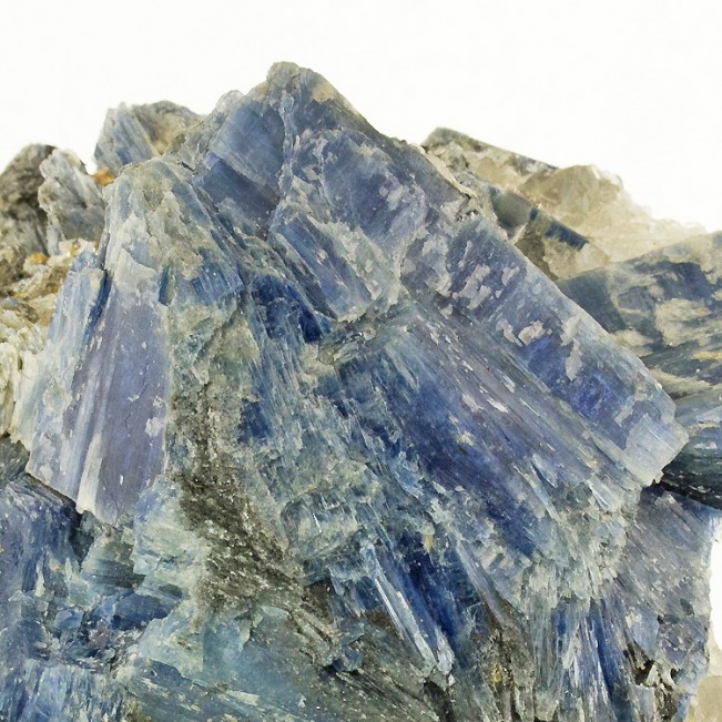 5.8" Bright New Denim Blue KYANITE Big Wide Lustrous Crystals Brazil for sale
