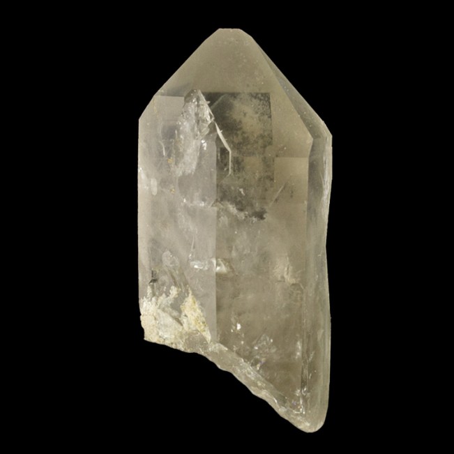 3.3" SMOKY PHANTOM QUARTZ Crystal with White Clay Phantom Inside Brazil for sale