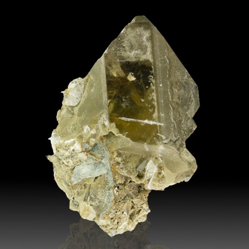 4.3" Glassy See Thru Clear BARITE Large Sharp...