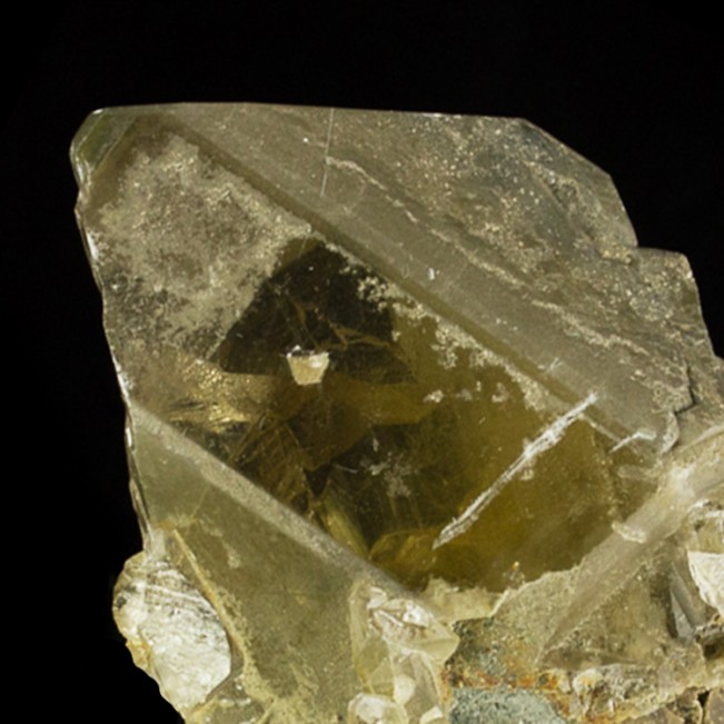 4.3" Glassy See Thru Clear BARITE Large Sharp Shiny Single Crystal Iowa for sale