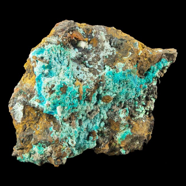 8.7" DRUZY CHRYSOCOLLA Fabulous Turquoise Color Sparkling Crystals Peru for sale