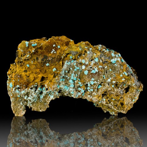 3.7" Bright Turquoise Blue ROSASITE Hemispher...
