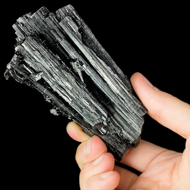 4.3" BLACK TOURMALINE Terminated Schorl Crystals Highly Lustrous China for sale