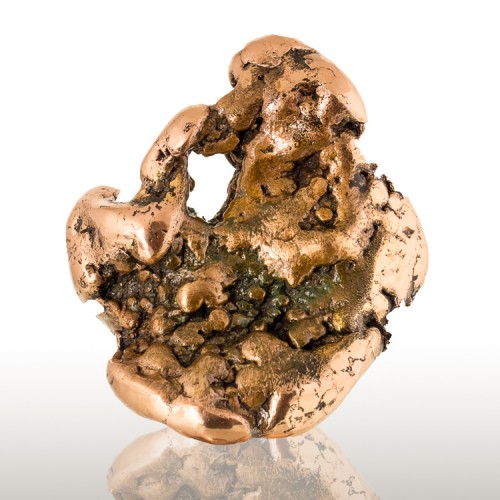 4.8" 2.7LB Polished COPPER NUGGET Unusual Don...