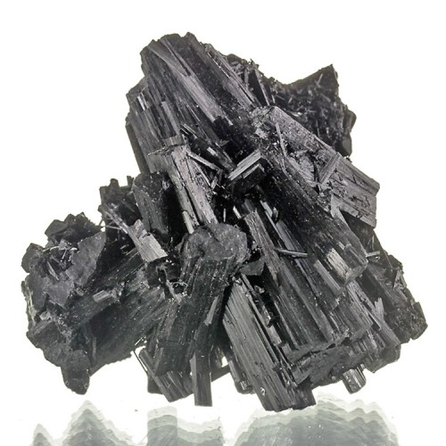 2.8" Shiny MIDNIGHT BLACK TOURMALINE Double T...