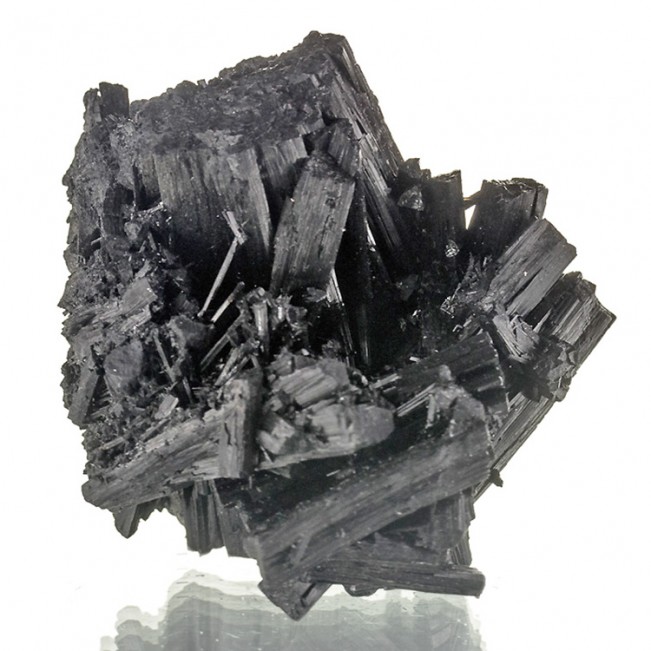 2.8" Shiny MIDNIGHT BLACK TOURMALINE Double Terminated Crystals China for sale