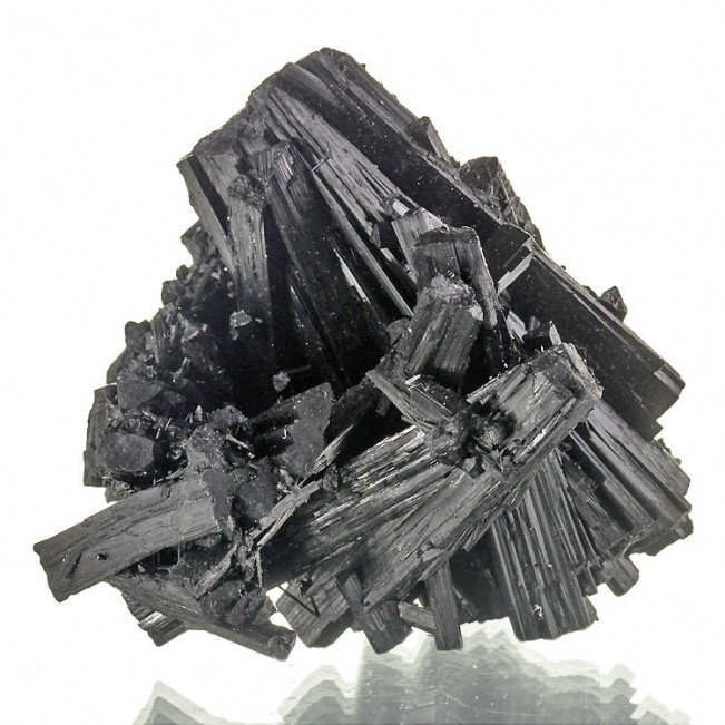 2.8" Shiny MIDNIGHT BLACK TOURMALINE Double Terminated Crystals China for sale