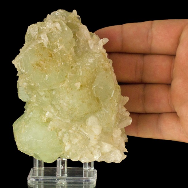 4.3" Wet Look DATOLITE Crystals to 2.2" Glassy Pale Green Dalnegorsk for sale