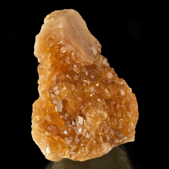 2.3" Sharp & Flashy Orange GROSSULAR GARNET Crystals Jeffrey Q Quebec for sale