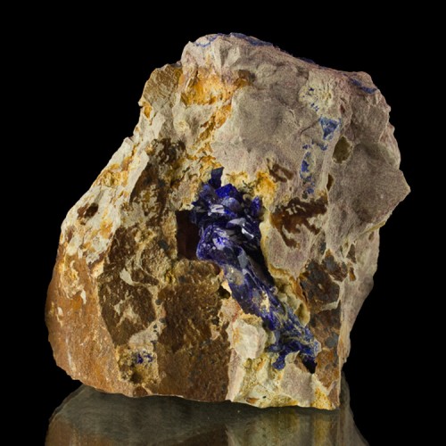 3.9" Brilliant Dark Navy Blue AZURITE Crystal...