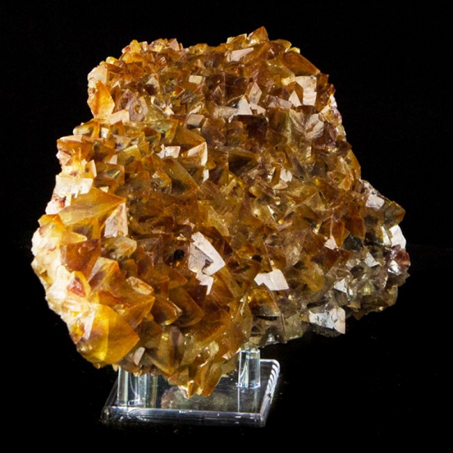 12.2" MARIPOSA CALCITE SharpRedOrange Phantom Butterfly Crystals Mexico for sale