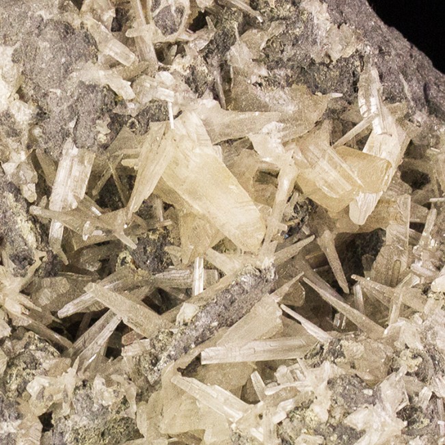 3.7" Superb CERUSSITE Sharp Terminated Crystals in Galena 1970s Morocco for sale