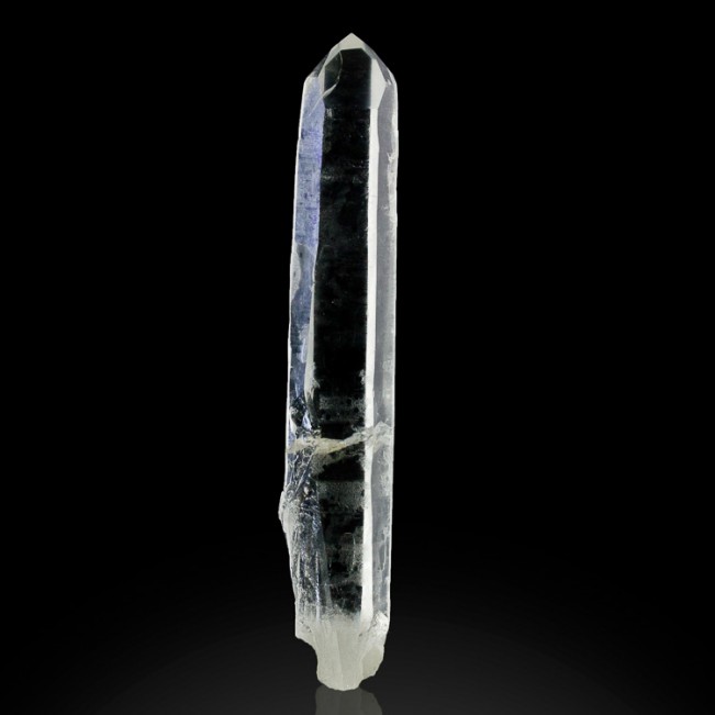 4.5" Long Slender Water Clear Gem QUARTZ CRYSTAL No Damage Brazil for sale 