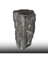 3.2" Jet Black ILVAITE Sharp Shiny Wedge-Shap...