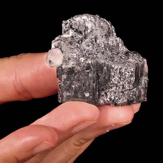 1.5" Sharp SilverGray BOURNONITE Crystal- China