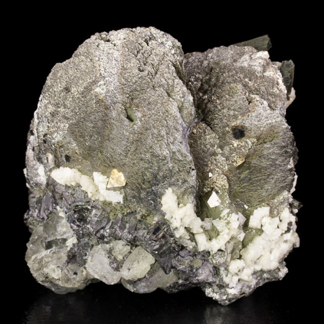 3.2" Silver SpearShape LOLLINGITE Crystals +Arsenopyrite Inner Mongolia for sale