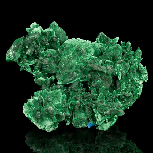 4" Dark Green MALACHITE PSEUDO AZURITE Sharp ...