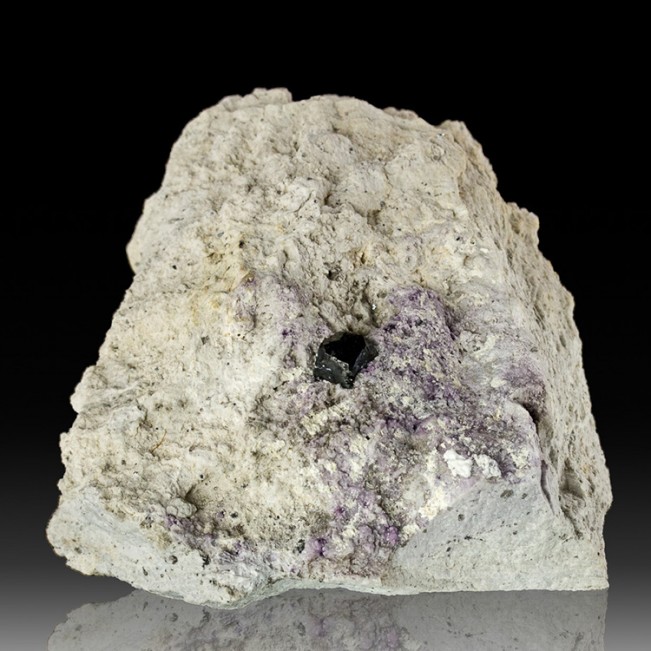3.5" Sharp GrayBlack BIXBYITE Crystal w/Modified Corners In Matrix Utah for sale