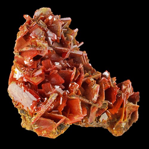 2.3" Lustrous Tabular Red-Orange WULFENITE Cr...